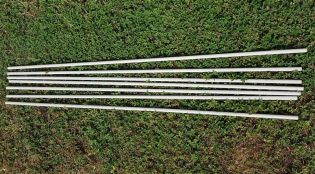 Kunststoffsitzstange 1 Meter lang 8mm Kunststoffsitzstange 1 Meter lang 8mm