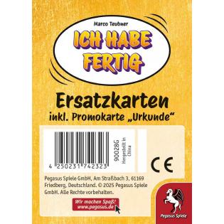 Ich habe fertig! - Ersatzkarten inkl. Promo 