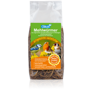 Claus Mehlwürmer Wildvögel 75 g Claus Mehlwürmer Wildvögel 75 g